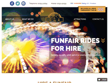 Tablet Screenshot of hireafunfair.com